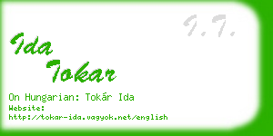 ida tokar business card